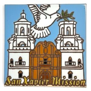 Hand N Hand Designs Earthtones San Xavier Mission Hand Glazed Tile